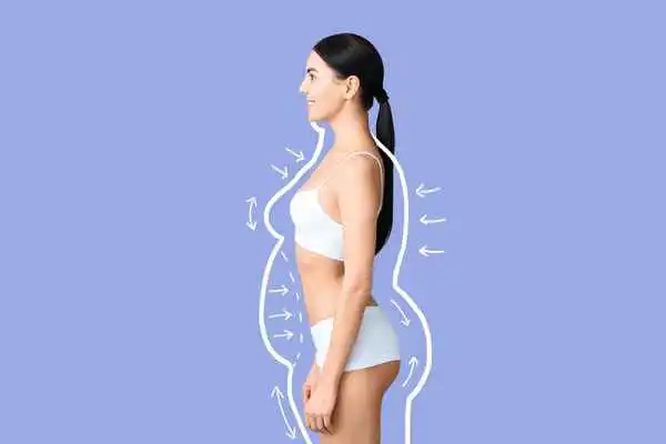 image of woman experiencing fat reduction treatment Stratford