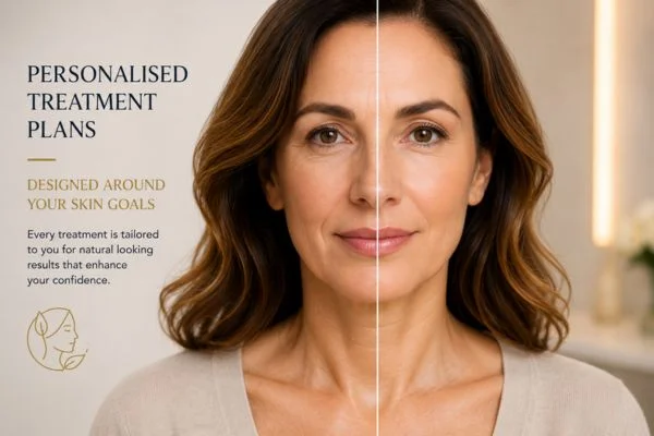 Before and after results of Collagen Lift Therapy Stratford