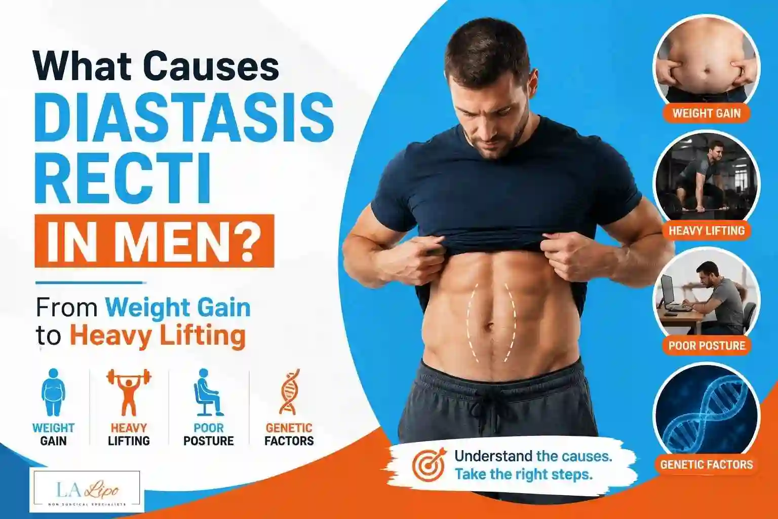 What Causes Diastasis Recti in Men? From Weight Gain to Heavy Lifting Stratford